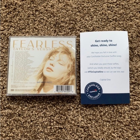 NEW Taylor Swift Fearless CD & Promo Card - Picture 3 of 5
